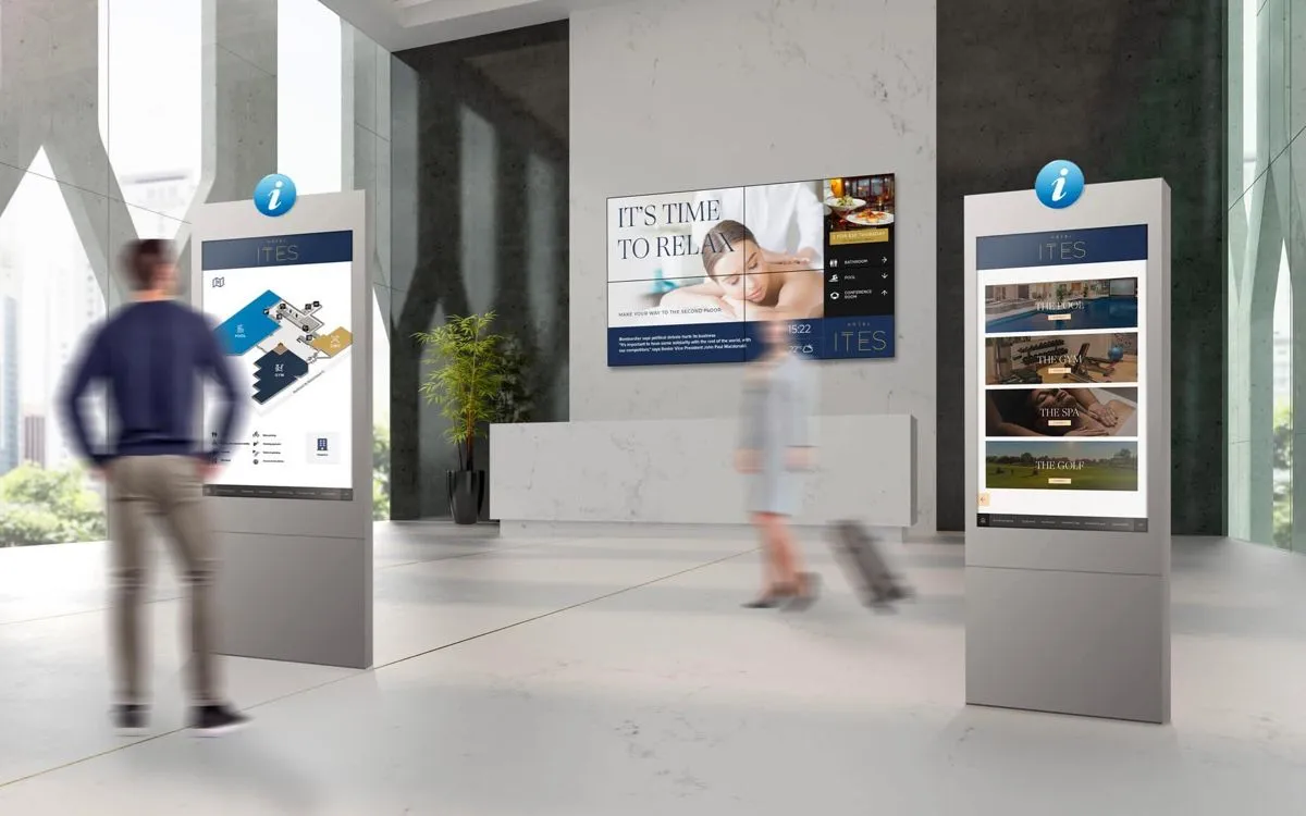 Vital Digital Signage in Hospitality industry