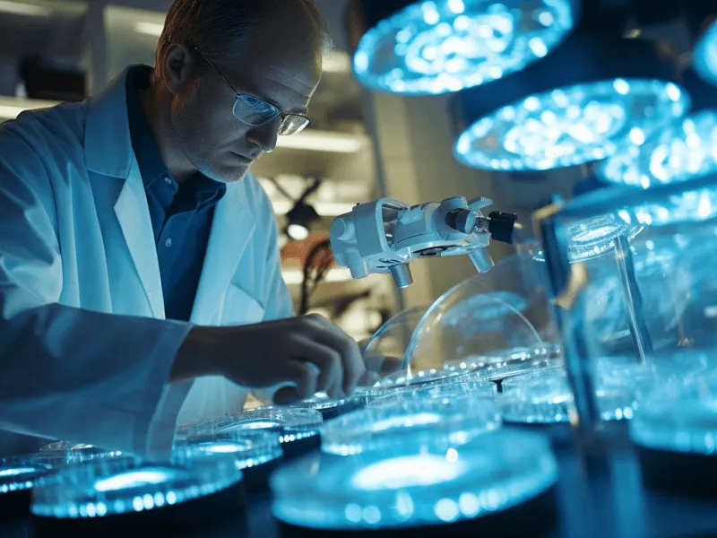 Scientist working in a laboratory