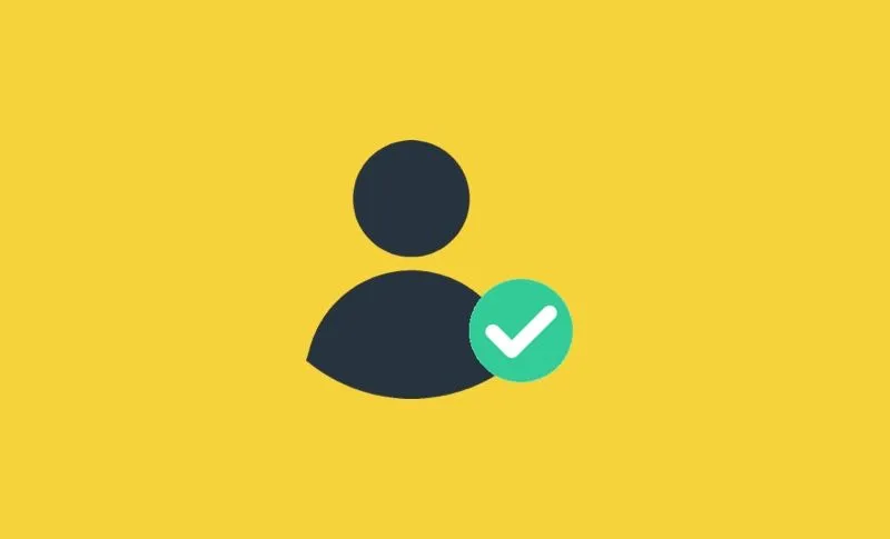 Icon of a person with a check mark