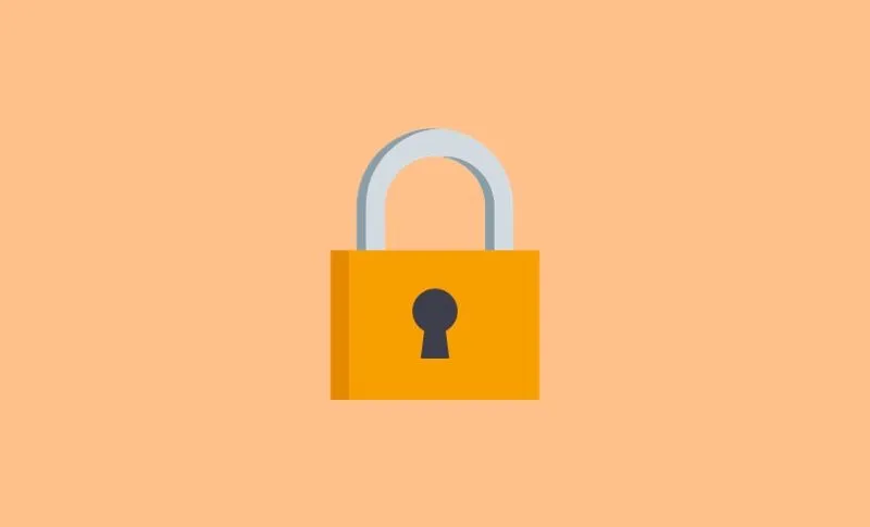 Icon of a padlock