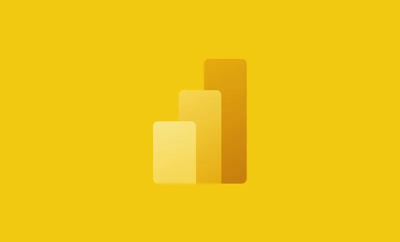 The Power BI logo