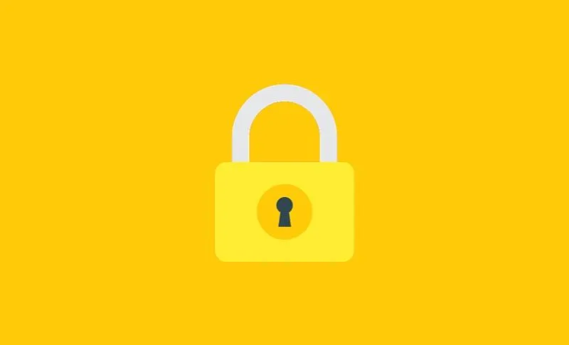 Icon of a padlock