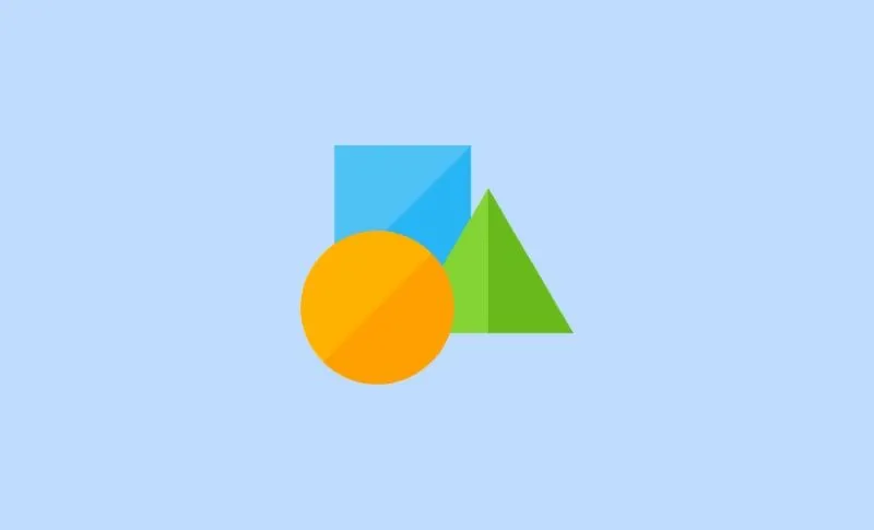 Icon of a square, a circle and a triangle