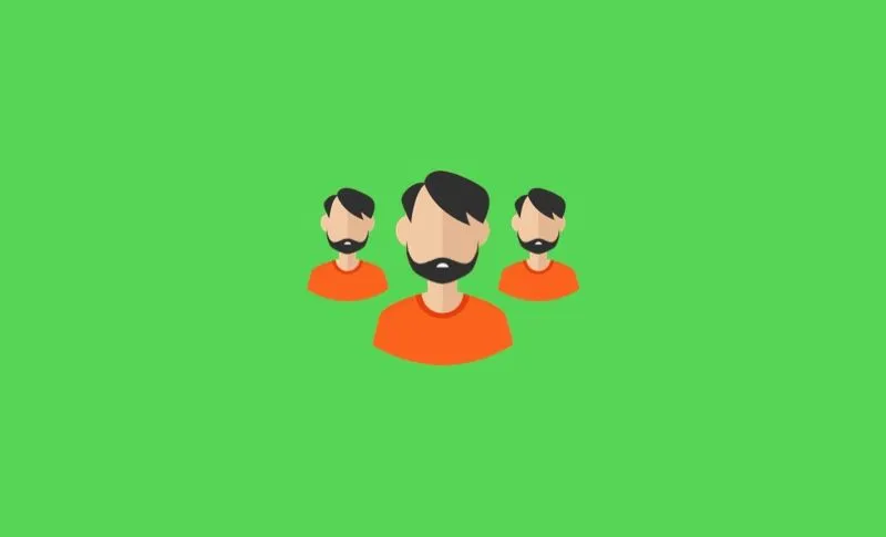 Icon of three people