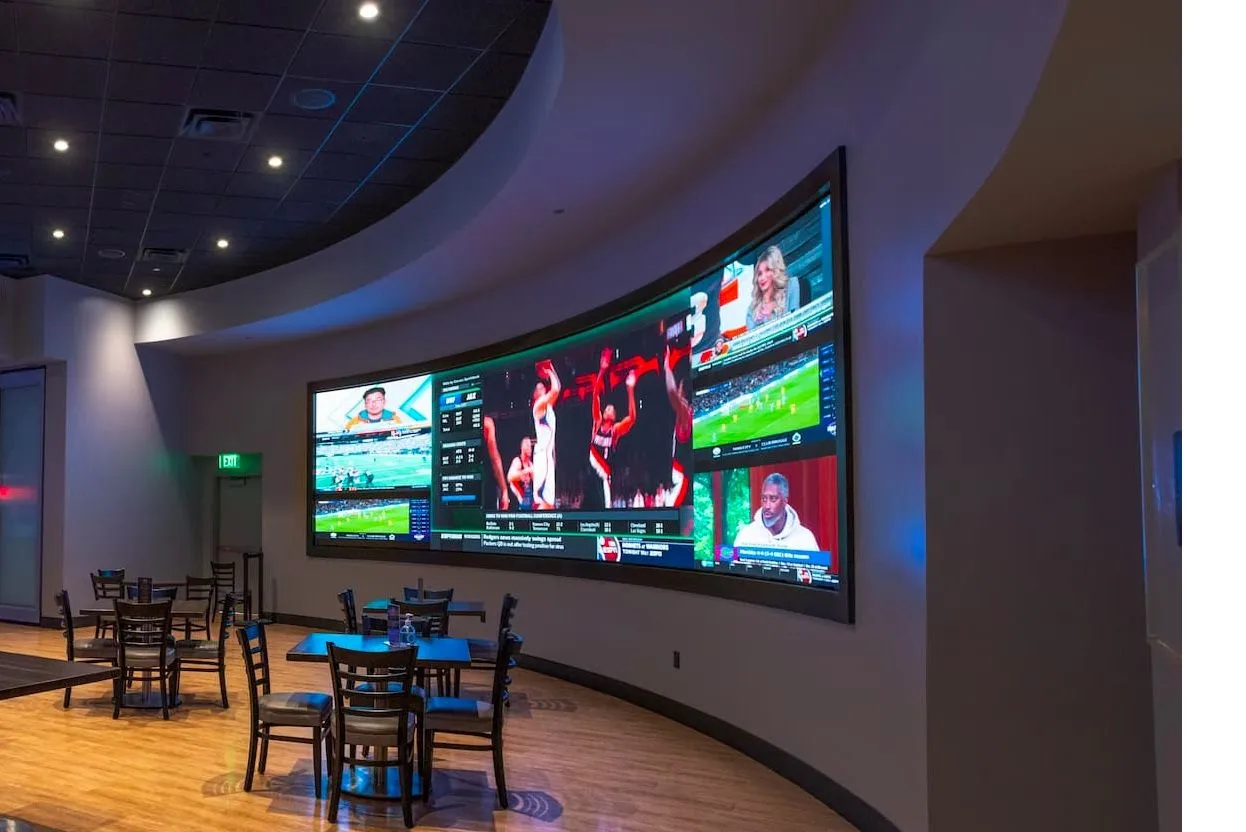 Curved LED Screen From Visiontech LED Digital Displays