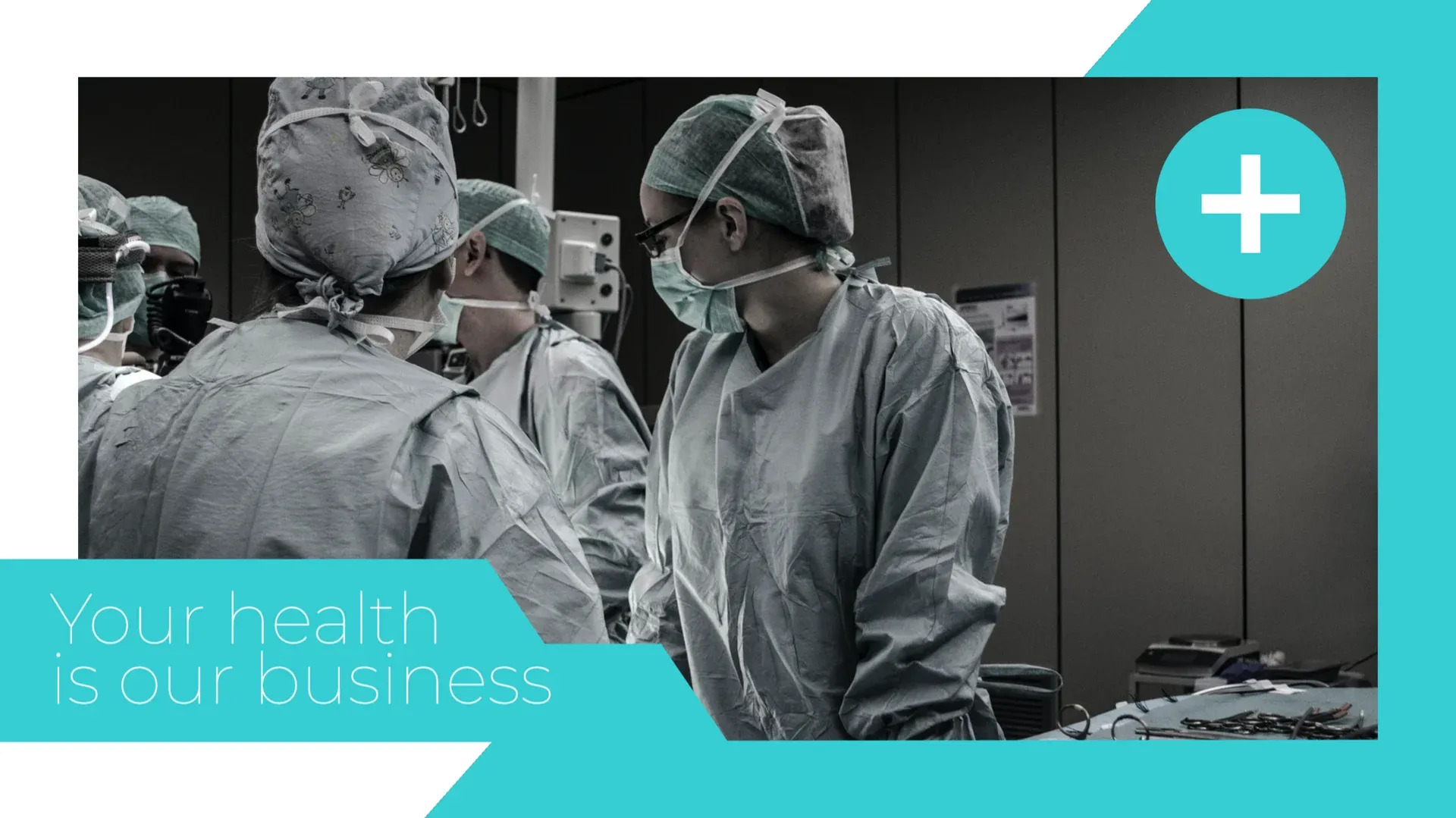 Your Health: digital signage template for health