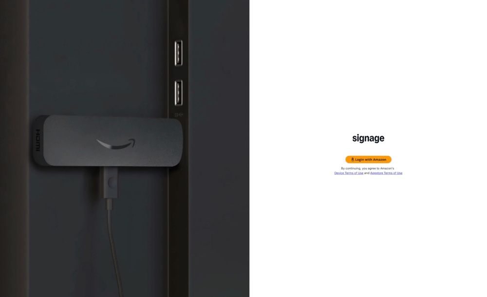 Amazon Signage Software