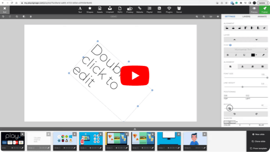 How to add and style text in your content
