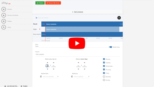 How to schedule your content