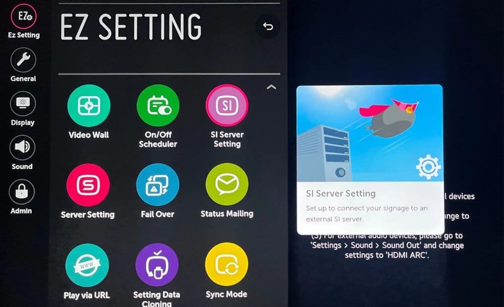 LG WebOS Setup Step Guide - Step 1