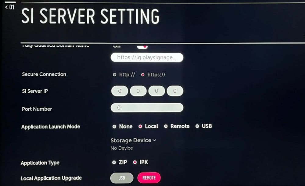 LG WebOS Setup Step Guide - Step 2