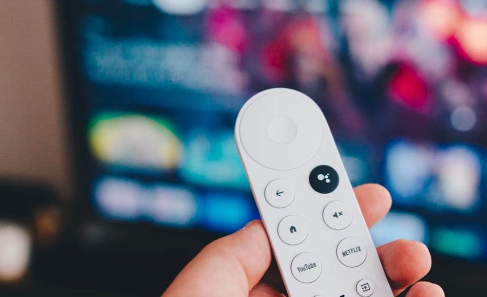 Google TV setup page for Digital Signage