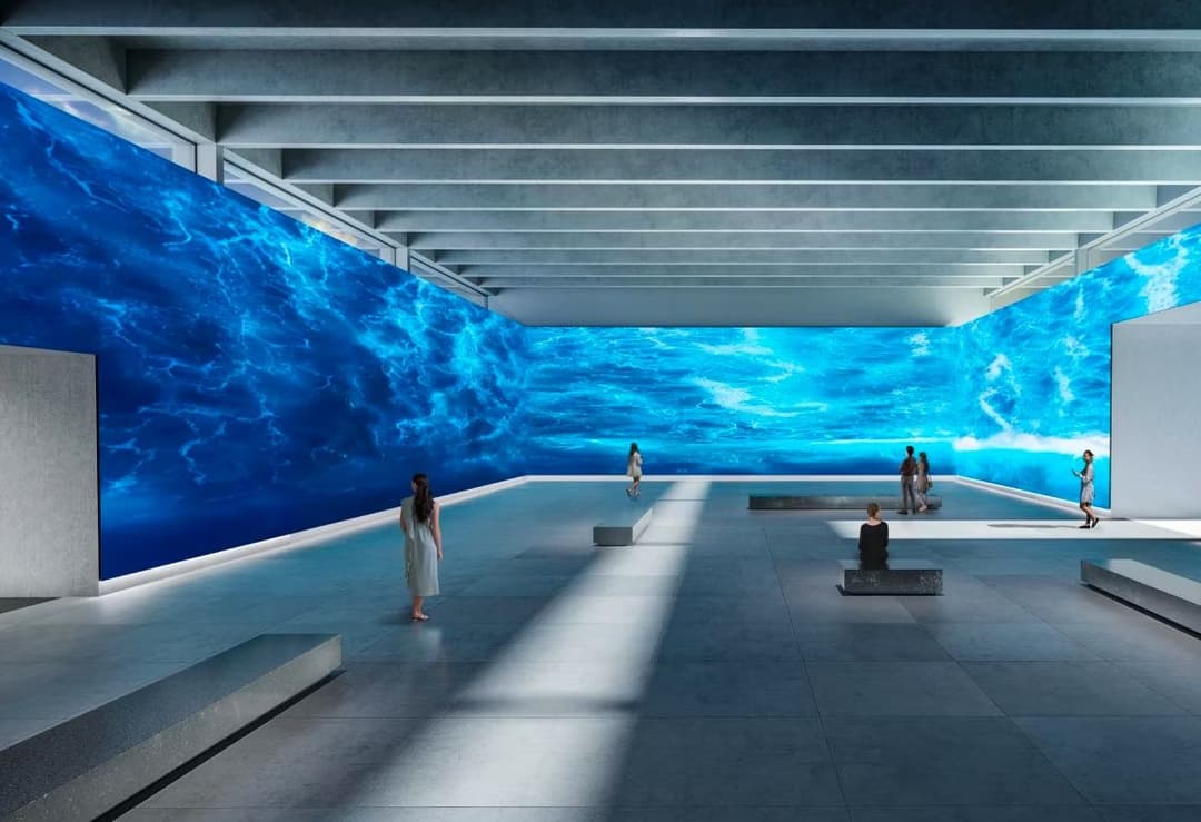 Artistic use of screens from Sony BRAVIA