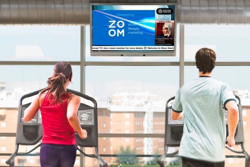 Gym and Spa Digital Signage