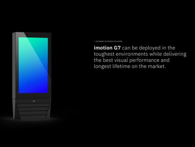 Infinitus iMotion G7 for digital signage
