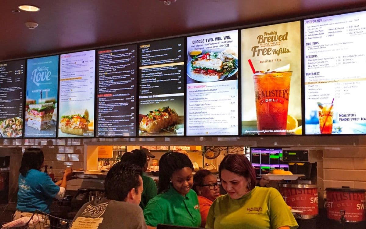 Digital signage menu boards for fun, creative and effective digital signage