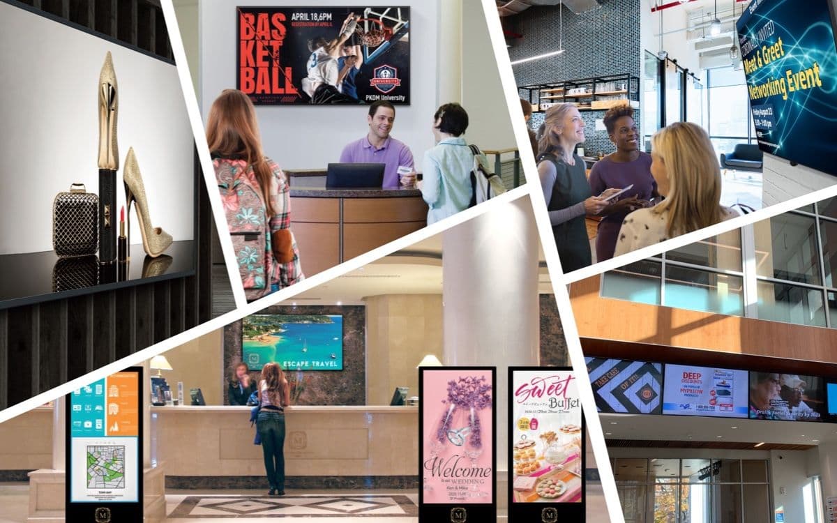 What is the definition of digital signage?