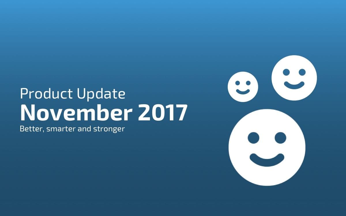 Digital Signage Product Updates November 2017