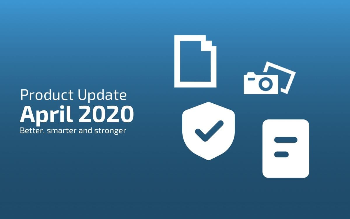 Blogpost - Product Updates April 2020
