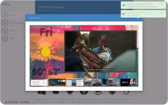 Screen Capture features in Digital Signage