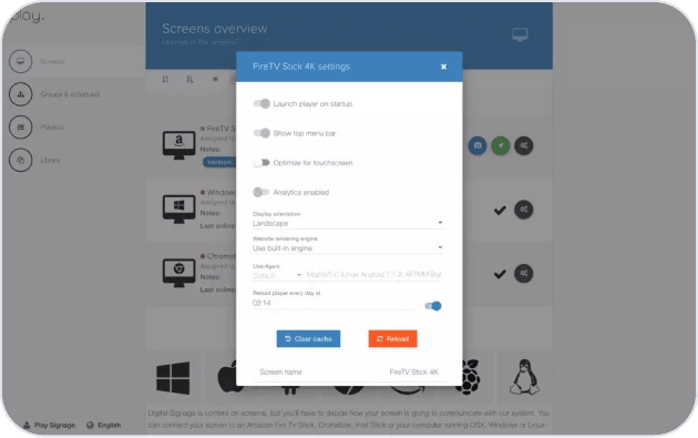 Control your screens remote