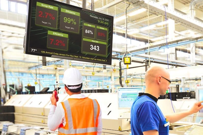 Factory Digital Signage Solution