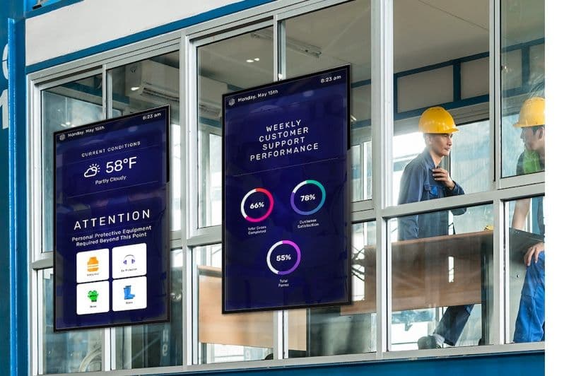 Manufacturing Digital Signage