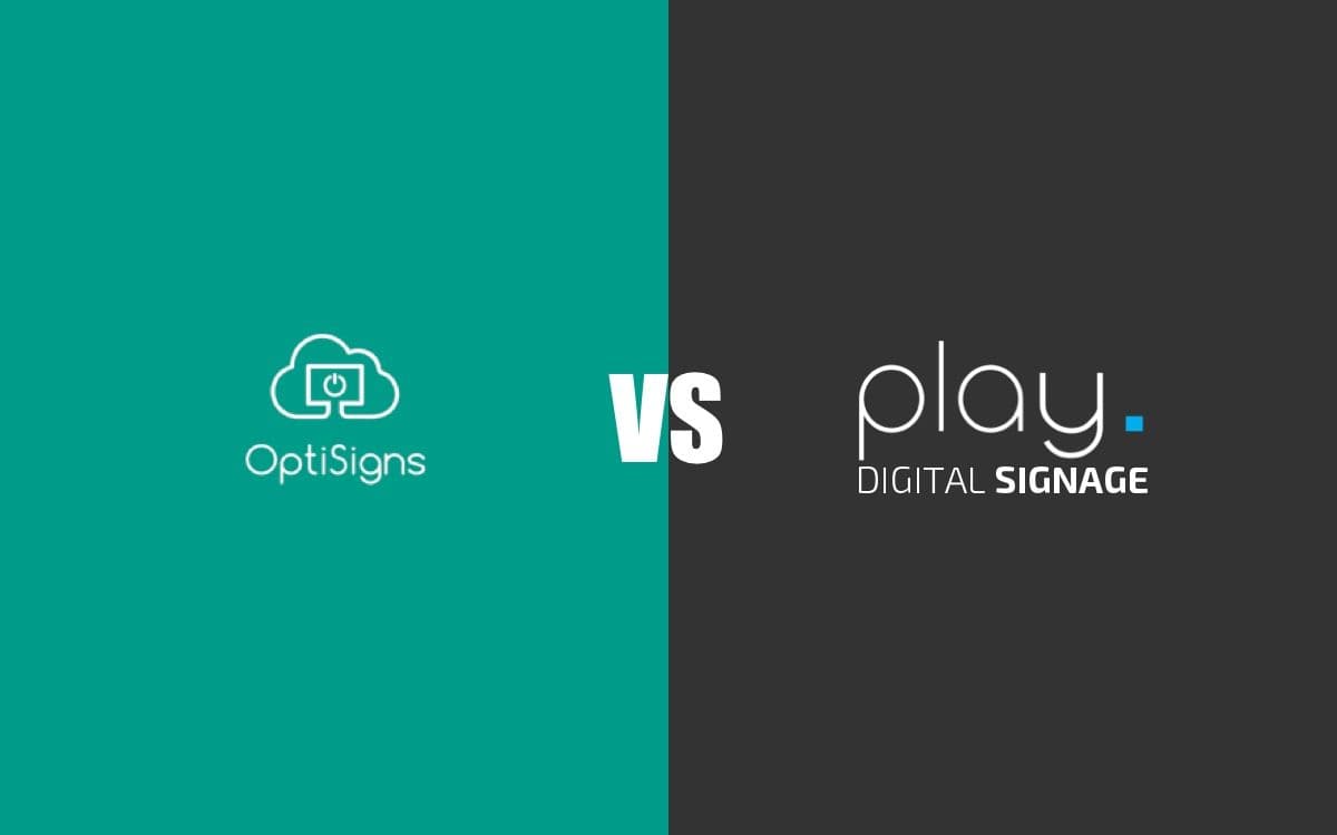 Optisigns vs Play Digital Signage