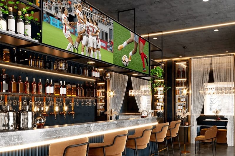 Digital Signage for Restaurant, Bar and Cafe