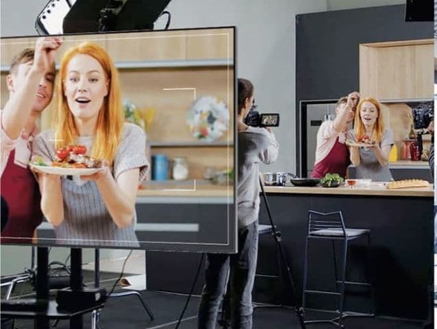 Samsung Tizen QBB Series Smart TV at the Studio