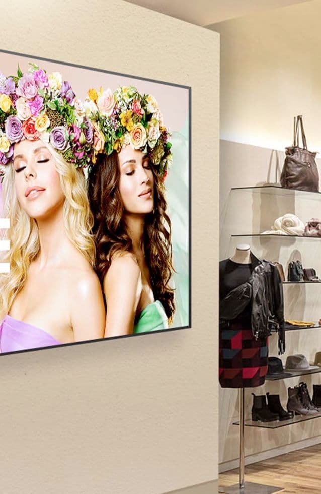 Samsung Tizen QHB Series Smart TV in retail stores