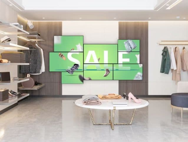 Sony Bravia BZ35L Signage Display in Retail