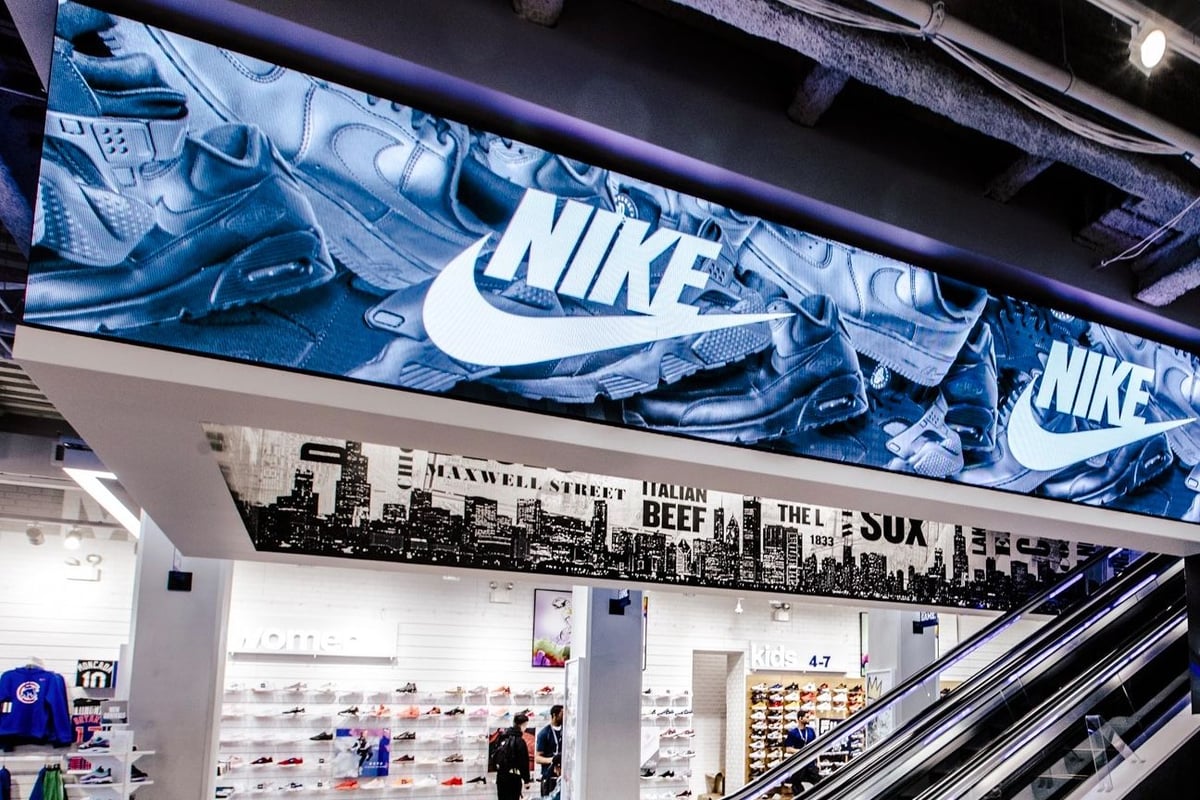 Activate The Space LED screen showcasing Nike in New York