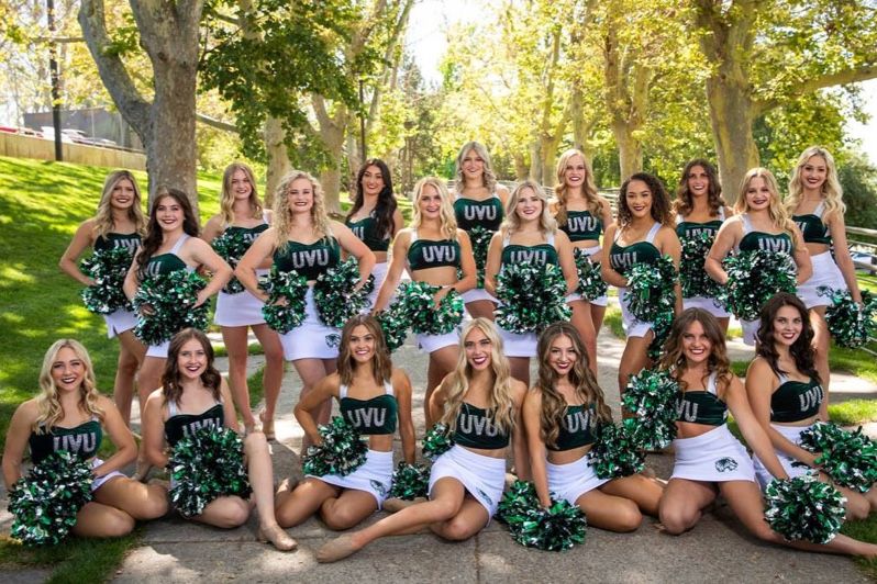Utah Valley University Cheerleader Squad