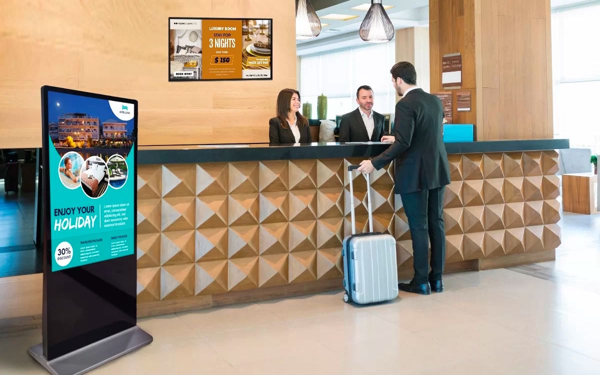 Elevate Guest Satisfaction with Enhanced Hotel Digital Signage