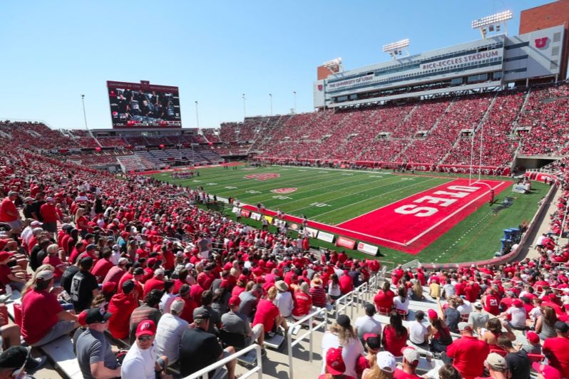 University of Utah Football Team Hosting Annual Spring Game.