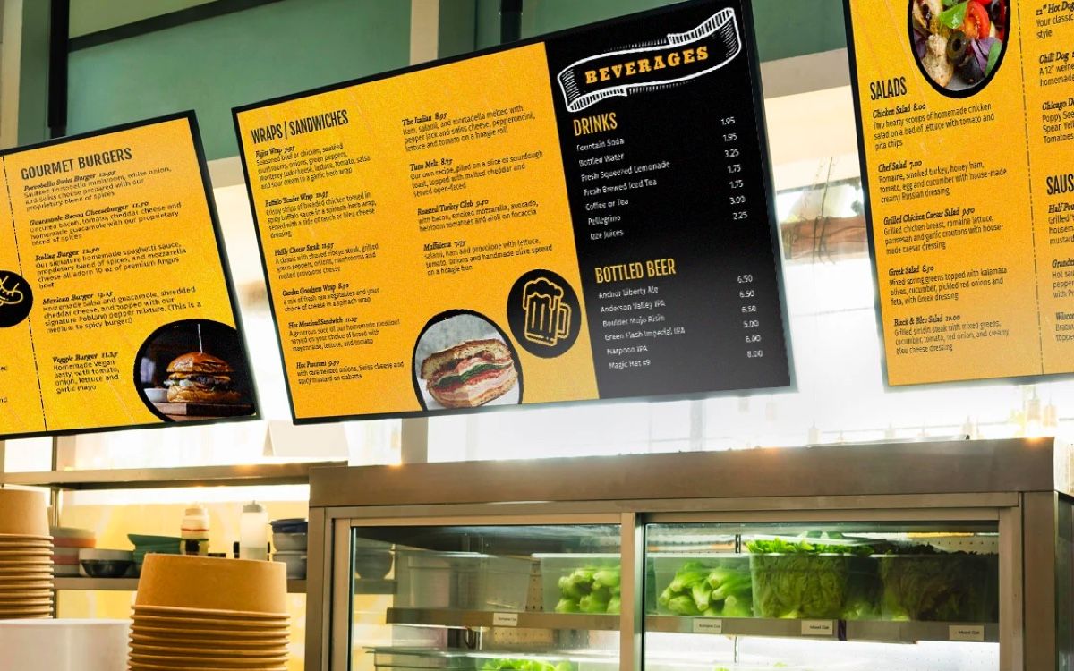 Digital Signage Menu Boards