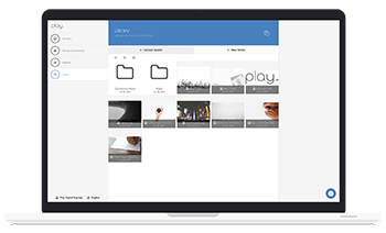 Media library with automatic file conversion