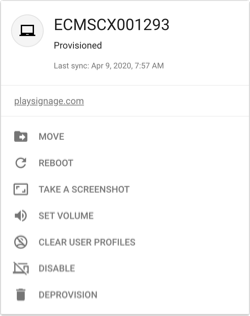 Chrome Device Management Provisioned