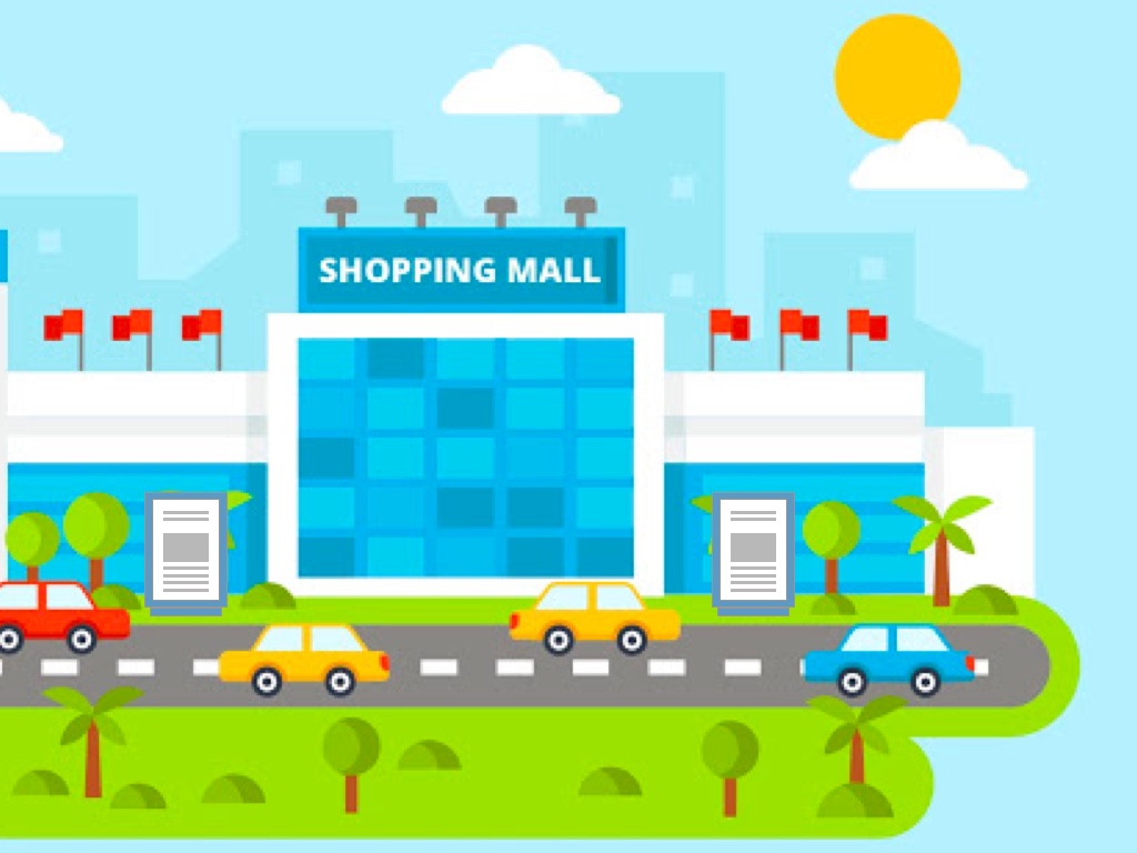 shopping mall clipart