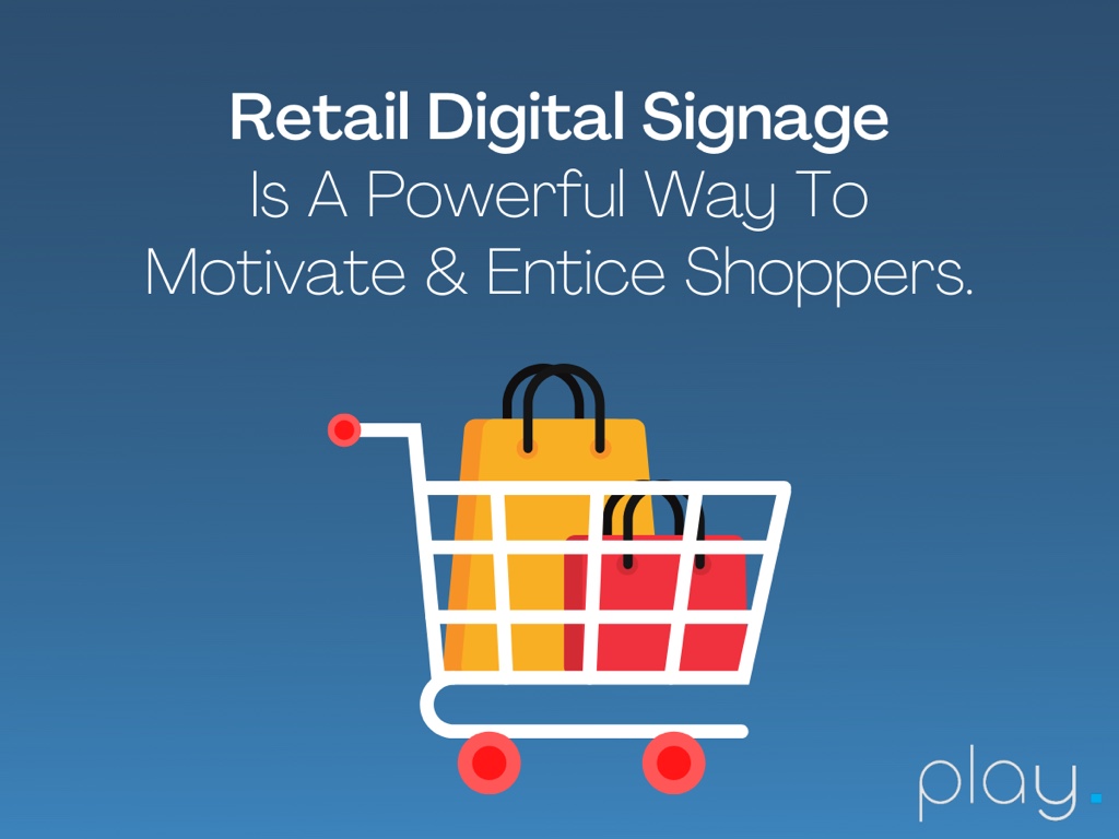 Retail Digital Signage is A Powerful Way To Motivate and Entice Shoppers