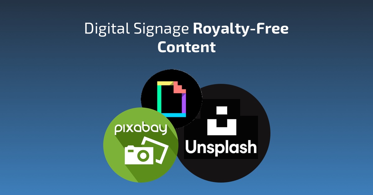 Digital Signage Royalty-Free Content
