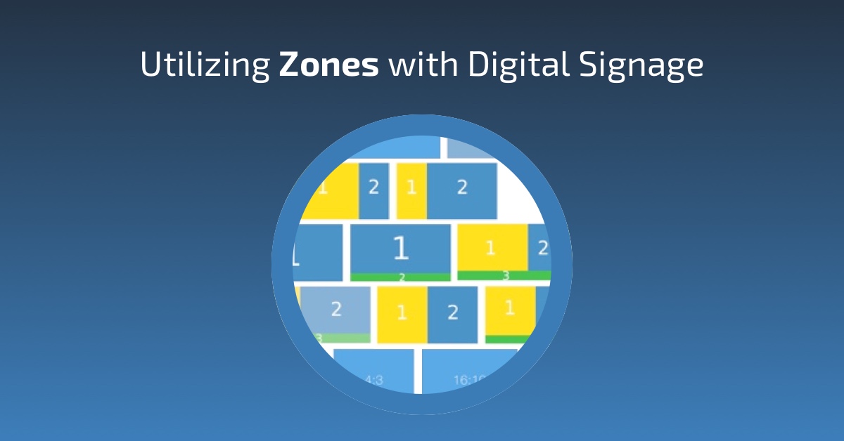 Utilizing Zones with Digital Signage
